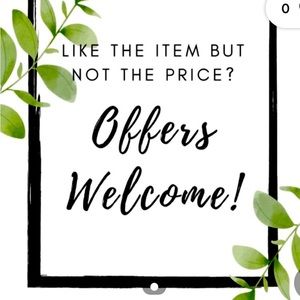 Reasonable offers are welcomed